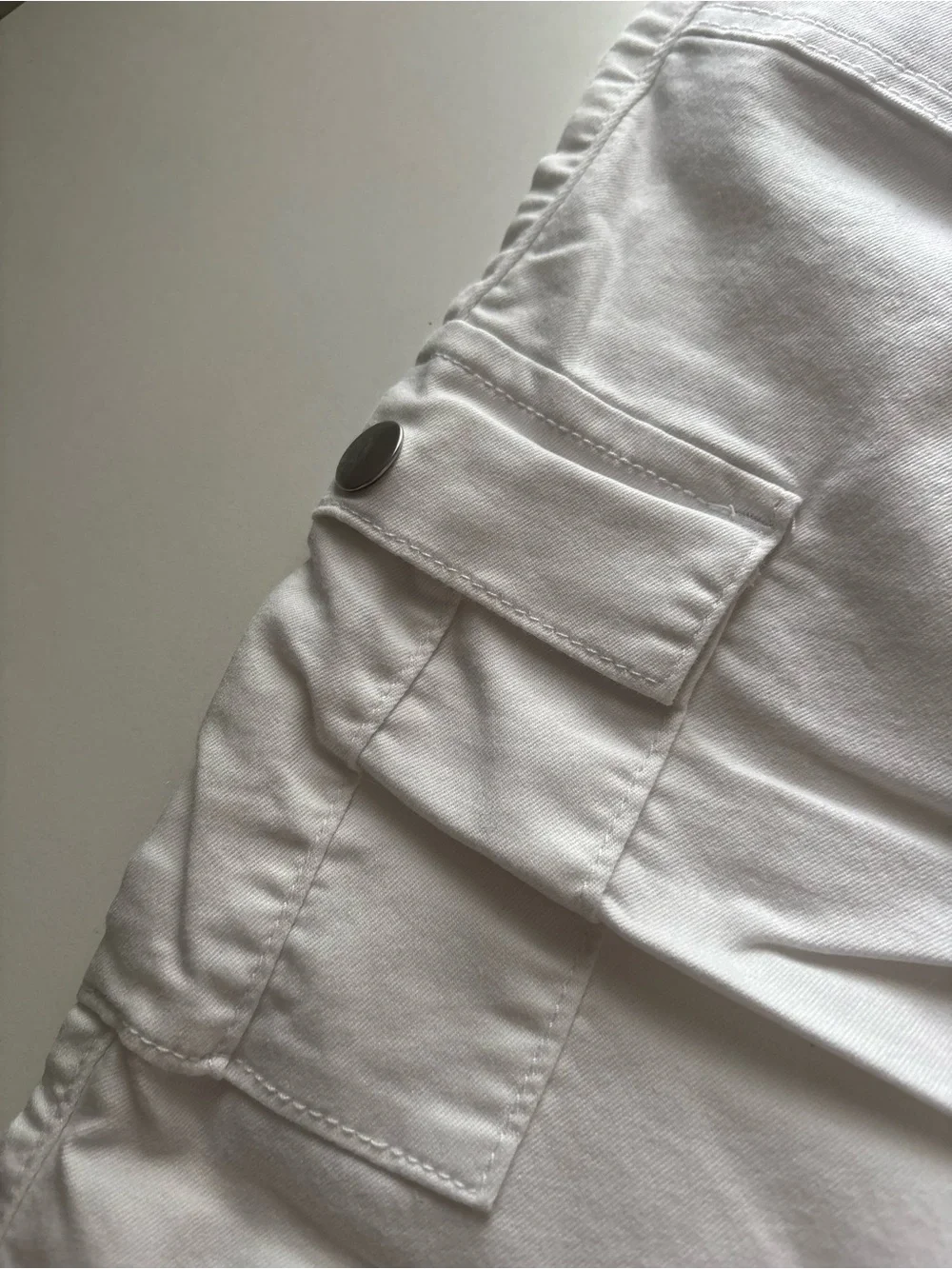 White Elastic Waist Casual Jeans for Women’s